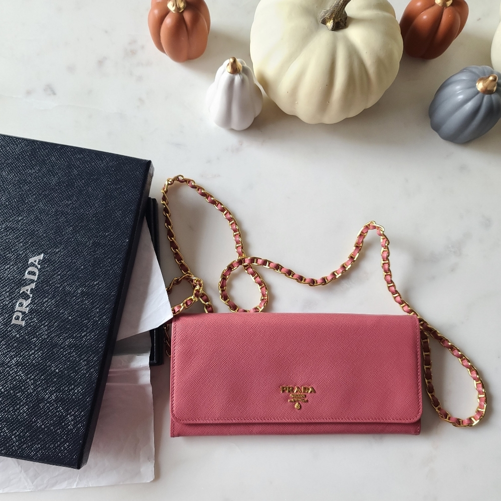 Stunning Prada wallet on a chain